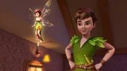 Peter Pan und Wendy sind bei den Darling-Kinder gelandet und wollen sie mit nach Nimmerland nehmen.