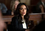 LAW & ORDER -- "A Perfect Family" Episode 24018 -- Pictured: Odelya Halevi as A.D.A. Samantha Maroun -- (Photo by: Virginia Sherwood/NBC)