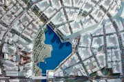 Masterplan und Zukunftsvision der Seestadt mit ihrer Ringstraße nach dem Design von Architekt Johannes Tovatt