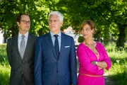 Von links: Frans Vidmark (Markus Knüfken) , Kristian Norden (Philippe Brenninkmeyer), Eva Sellgren(Carin C. Tietze).