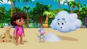 v.li.: Dora, Boots, Fría