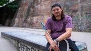 Johannes Bruckmeier ist blind - und begeisterter Skateboardfahrer.
