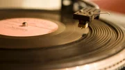 Record player, close-up