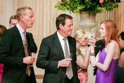 (v.li.): James Hathaway (Laurence Fox), Robert Lewis (Kevin Whately), Hope Ransome (Zoe Boyle).