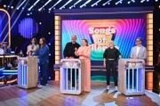 (v.l.n.r.) Eva Padberg; Riccardo Simonetti; Frank Rosin; Caroline Frier; Stefanie Heinzmann; Rick Kavanian