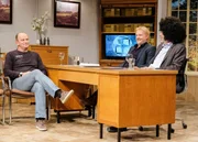 Herbert Prohaska, Christoph Grissemann, Dirk Stermann in der Sendung vom 25.04.2017.