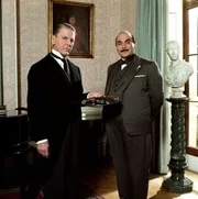 Edward Fox (Gudgeon), David Suchet (Hercules Poirot).