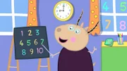 Was ein Spaß - in der Spielgruppe lernen die Kinder heute die Zahlen bis 10 (im Bild: Madame Gazelle)