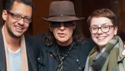 rbb Fernsehen DIE RBB REPORTER ‑ SONDERZUG NACH PANKOW, "mit Udo Lindenberg in der U2", am Samstag um 18:32 Uhr. Moderatoren Djamil Deininger (re.) und Sarah Zerdick mit Udo Lindenberg. rbb Fernsehen DIE RBB REPORTER ‑ SONDERZUG NACH PANKOW, "mit Udo Lindenberg in der U2", am Samstag um 18:32 Uhr. Moderatoren Djamil Deininger (re.) und Sarah Zerdick mit Udo Lindenberg.