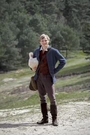 Hans (Anton Spieker) hat sein Schwein gegen eine Gans getauscht - und ist seelig.