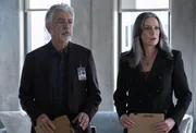 David Rossi (Joe Mantegna, l.); Emily Prentiss (Paget Brewster, r.)