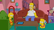 (v.l.n.r.) Lisa; Homer; Bart