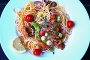 Zu Tisch Bad Gastein – Österreich Pasta mit Pfifferlingen, Zitronen und Tomaten
