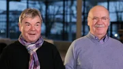 SWR ECHT WITZIG! - DIE LEGENDÄRSTEN COMEDY-SERIEN, am Sonntag um 22:45 Uhr im SWR. Albin Braig (li.) und Karlheinz Hartmann gehören als "Hannes und der Bürgermeister" zu den erfolgreichsten Duetten.