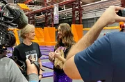SWR Fernsehen KRAUSE KOMMT!, "Riccardo Simonetti", am Montag um 23:00 Uhr. Dreharbeiten im Jump House mit Pierre M. Krause und Riccardo Simonetti.