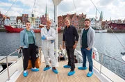 Die Kripo Lübeck (v.li.: Julia E. Lenska, Christoph Tomanek, Sven Martinek, Jonas Minthe) ermittelt in einem neuen Fall.