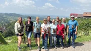 Annette Krause auf Weinwanderung in Sasbachwalden.