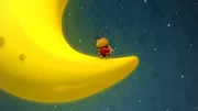 Ludwig ist der niedlichste Mondkäfer und würde am liebsten noch ein bisschen bleiben, bevor Naya und Jo ihn mit ihrer Rakete wieder abholen.