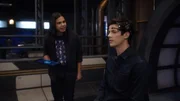 Cisco Ramon (Carlos Valdes, l.); Barry Allen (Grant Gustin, r.)