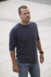 Bei den Ermittlungen in einem neuen Fall: Callen (Chris O'Donnell) ...