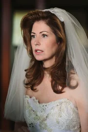 Rückblick: Da Susan nicht daheim war, als ihr Brautkleid geliefert wurde, wird es bei Katherine (Dana Delany) abgegeben, die es promt zur Küchenarbeit anzieht ...