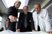 (v.li.): Stefan Jürgens (Carl Ribarski), Paul Matic (Dr. Seiler), Helmut Bohatsch (Franz Wohlfahrt).
