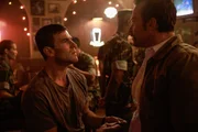 Special Agent Leroy Jethro Gibbs (Austin Stowell, l.); Special Agent Mike Franks (Kyle Schmid, r.)