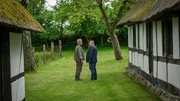 Knut Schuhmann (Axel Buchholz, l.) ist Vertrauensperson und Seelenverwandter des Opfers. Kriminalhauptkommissar Jan-Hinrich Reuter (Udo Kroschwald, r.) stößt bei seinen Ermittlungen nach und nach auch auf die Schattenseiten der vermeintlichen Freundschaft.