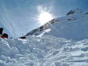 An dieser Stelle wurde Kristoffer Carlsson unter einer Lawine begraben &ndash; und hat &uuml;berlebt.