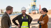 (v.l.n.r.) Lars Pöhlmann (Dominic Boeer); Roman Biber (Patrick Joswig); Karoline Joost (Nike Fuhrmann)