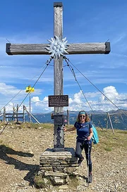Das Gipfelkreuz des Tschiernocks auf 2088 Metern.