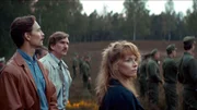 Geht ein Serienmörder um im Iseforst? (v.l.n.r. August Wittgenstein, Karsten Antonio Mielke, Karoline Schuch)