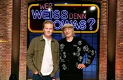 Treten bei "Wer weiß denn sowas?" als Kandidaten gegeneinander an: Der Künstler Leon Löwentraut (l.) und der Comiczeichner Rötger Feldmann alias ‚Brösel‘ (r.).