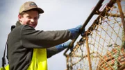 Wizard Deckhand, Todd Gateman, working on the stack and looking happy.