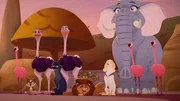 Die Tiere der Menagerie genießen die Aufführung. Selbst Lupin erhält die Erlaubnis zuzuschauen.