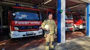 Immer bereit: Chris Hartmann ist seit vielen Jahren bei der Freiwilligen Feuerwehr engagiert.