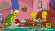 (v.l.n.r.) Marge; Lisa; Bart (v.l.n.r.) Marge; Lisa; Bart