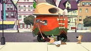 v.li.: Captain Caveman, Yogi Bear, Boo-Boo Bear