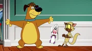 v.li.: Harold, Bunnicula, Chester