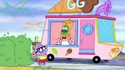 L-R: Squidina, Walter the Waiter