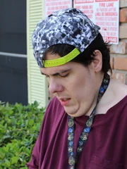 Steven looks down.