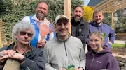 (hinten v.l.) Claus, Gunnar und Luis (vorne v.l.) Ralf, David und Sarah