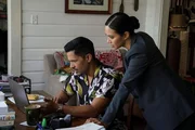 Thomas Magnum (Jay Hernandez) und Lia Kaleo (Chantal Thuy)    +++