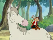 "Pippi Langstrumpf - Die Zeichentrickserie", "Pippi erleidet Schiffbruch." Tommy und Annika wollen einen richtigen Schiffbruch erleben, den Pippi für sie organisiert. Vor einer kleinen Insel im See gehen sie zu Bruch und retten sich an das fremde Ufer. Alles geht verloren, und es bleibt nur noch eine Flaschenpost als Hoffnung für eine Rettung.