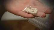 San Francisco, California, USA: Ecstacy pills in a bag. San Francisco, California, USA: Ecstacy pills in a bag.
