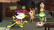 Top Cat, Fancy-Fancy, Choo-Choo, Spooky, Brain, Benny the Ball