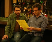 L-R: Charlie Kelly (Charlie Day), Dennis Reynolds (Glenn Howerton)