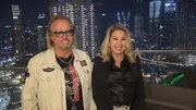 Carmen und Robert über den Dächern von Dubai