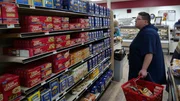 Beth shops at the grocery store