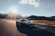 The Nevera drifting on the track. (Rimac Automobili)